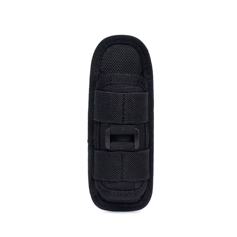 Flashlight Bag 360 Degree Rotatable Flashlight Cover Outdoor Hunting Nylon Waist Bag Flashlight Pouch Bag Holster Torch Case
