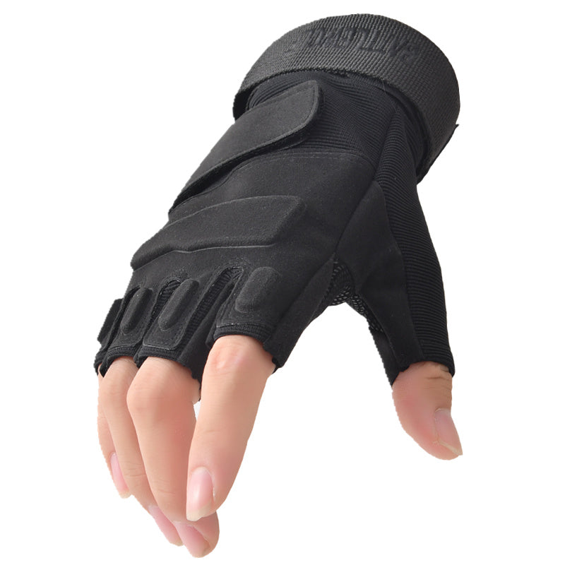 Outdoor Tactical Gloves Airsoft Sport Gloves Half Finger Military Men Women Combat Shooting Hunting Fitness Fingerless Gloves - Survivors City