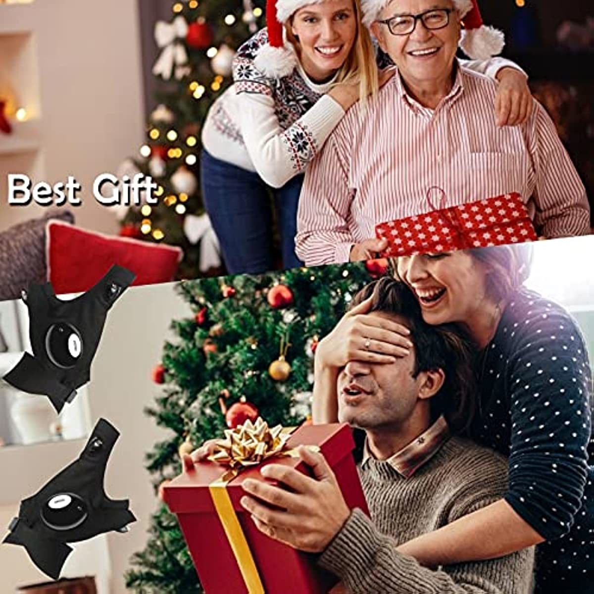 LED Flashlight Gloves; Valentines Day Gifts for Men Him Boyfriend Husband; Cool Gadget Hands-Free Lights for Camping Fishing Repairing; Fathers Day Christmas Birthday Gift