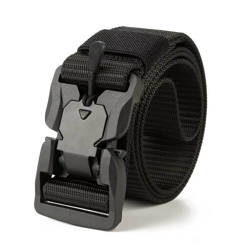 New Tactical Belt Quick Release Magnetic Buckle Military Belts Soft Real Nylon Sports Accessories - Survivors City