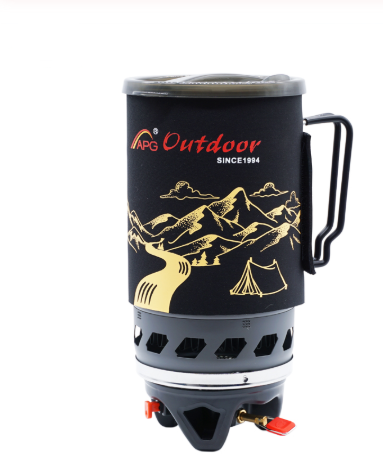 Camping Stove, Outdoor Cooking Utensils, Windproof Hot Gas Stove, Camping Equipment
