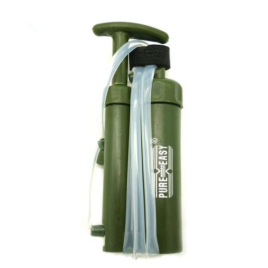 Outdoor emergency portable water purification filter