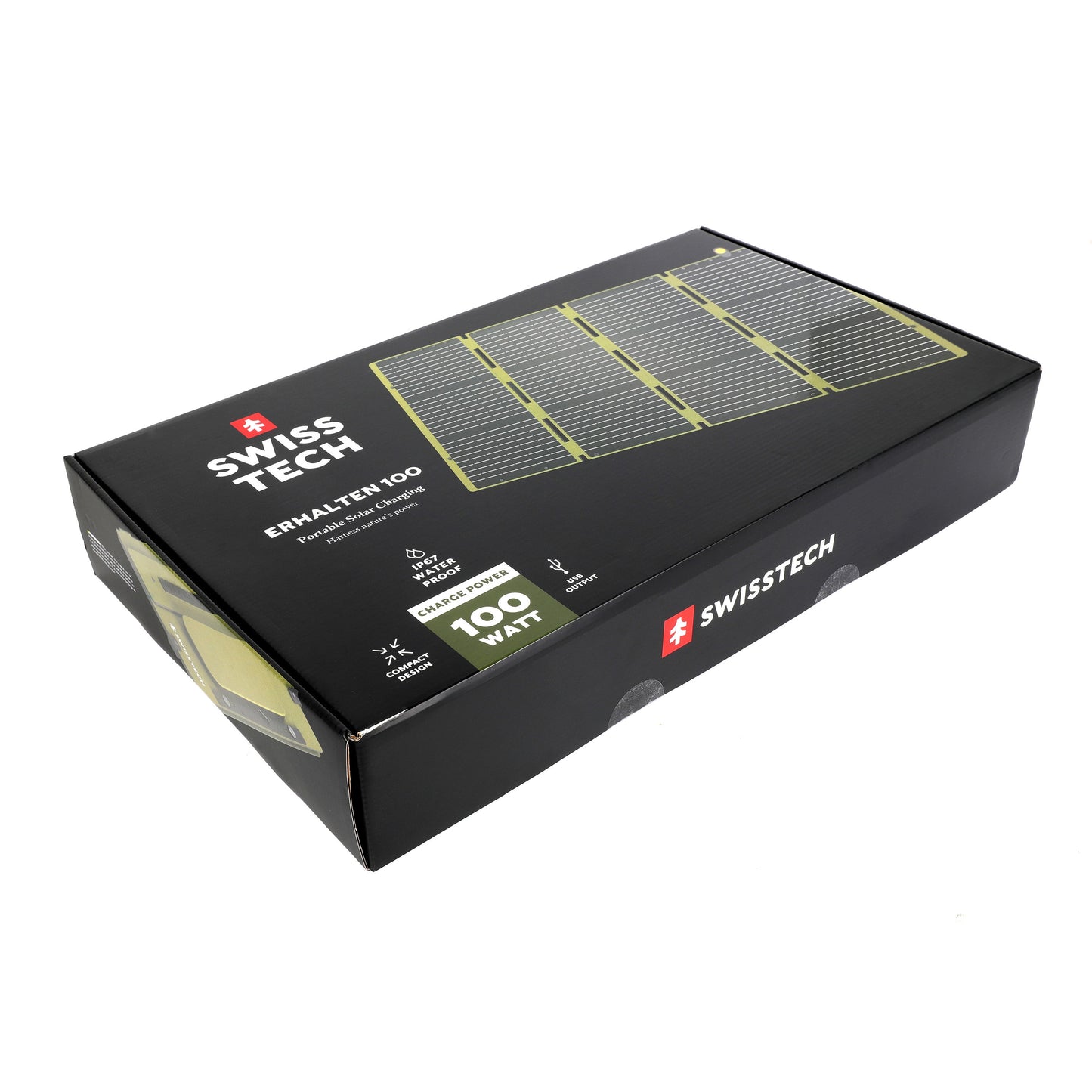 100W Foldable Solar Panel, USB-A and USB-C, Phone Charger, Waterproof, Emergency, Solar Panel Only