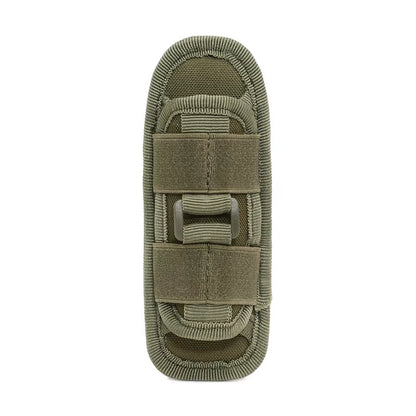 Flashlight Bag 360 Degree Rotatable Flashlight Cover Outdoor Hunting Nylon Waist Bag Flashlight Pouch Bag Holster Torch Case