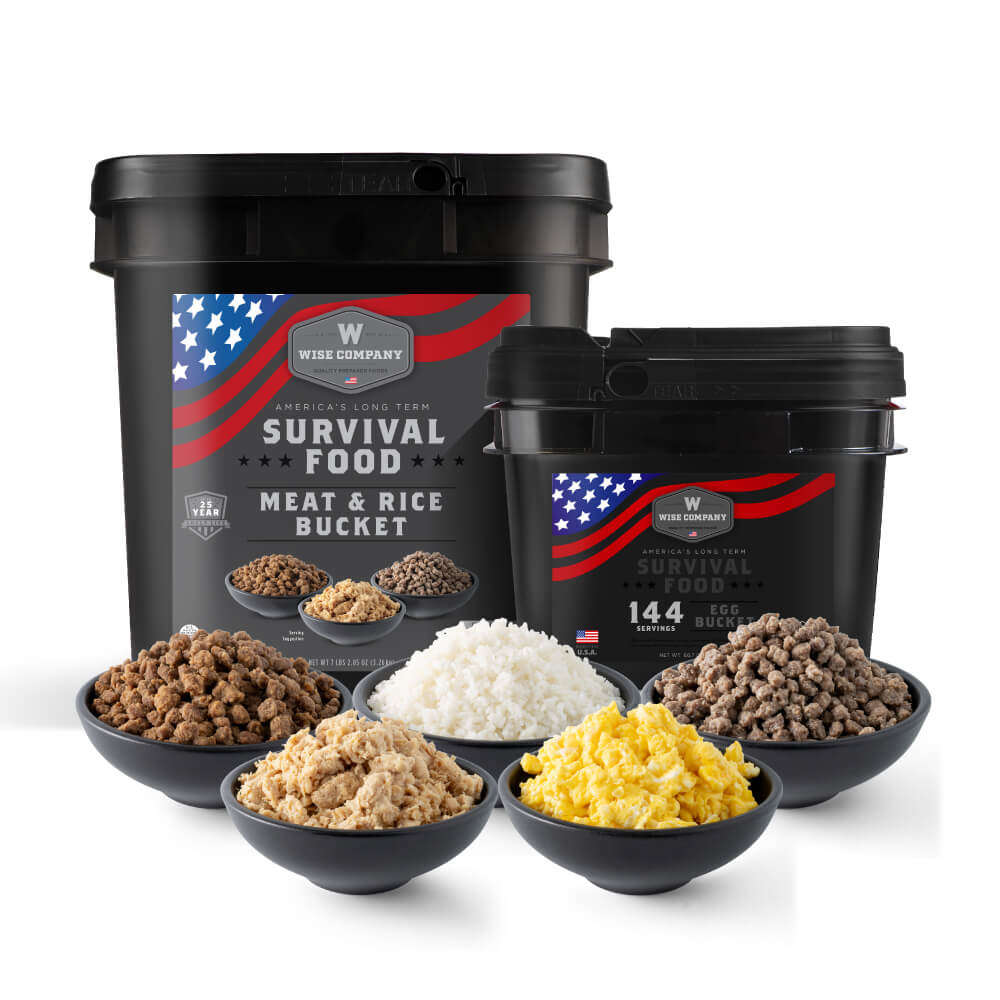 Powdered Eggs (6 pouches In each bucket)- 144 Total Servings - Survivors City