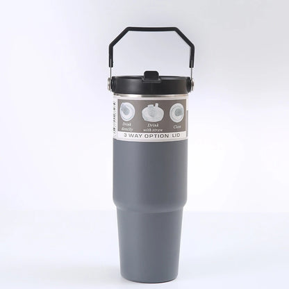 890Ml Ultra Large Capacity Insulated Cup 304 Stainless Steel Insulated Cup Cold Insulated Outdoor Portable Ice Cream Cup