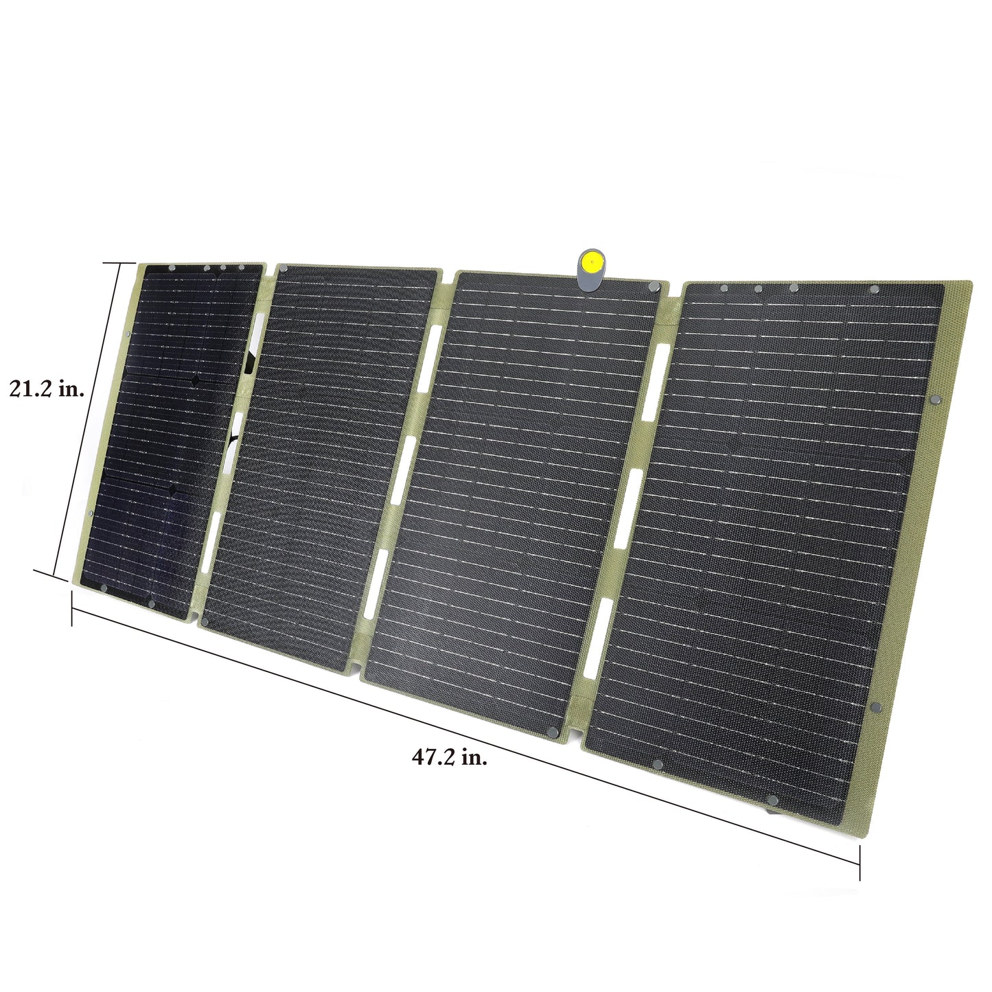100W Foldable Solar Panel, USB-A and USB-C, Phone Charger, Waterproof, Emergency, Solar Panel Only