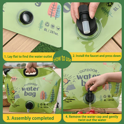 8L Collapsible Water Storage Bag