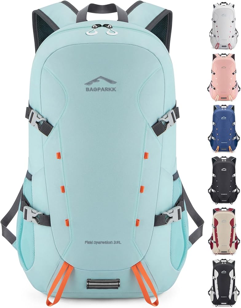 Foldable Backpack, 35L Waterproof Packable Hiking Backpack, Durable Hike Backpack Camping Backpack Camp Backpack (Green)