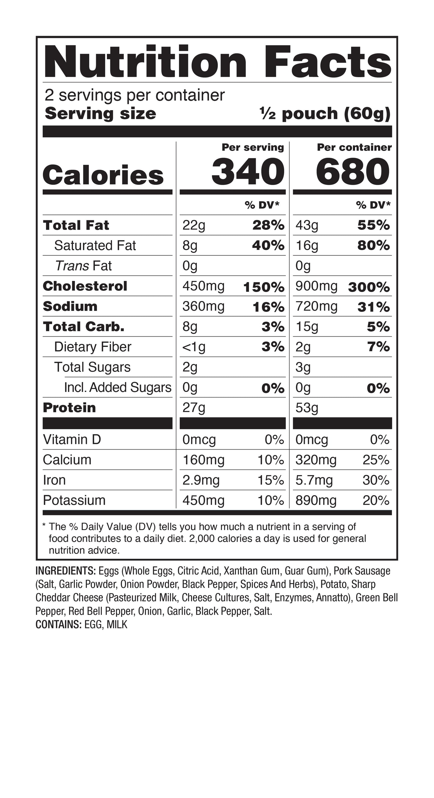 6 CT ReadyWise Pro Adventure Meal Breakfast Skillet - Survivors City