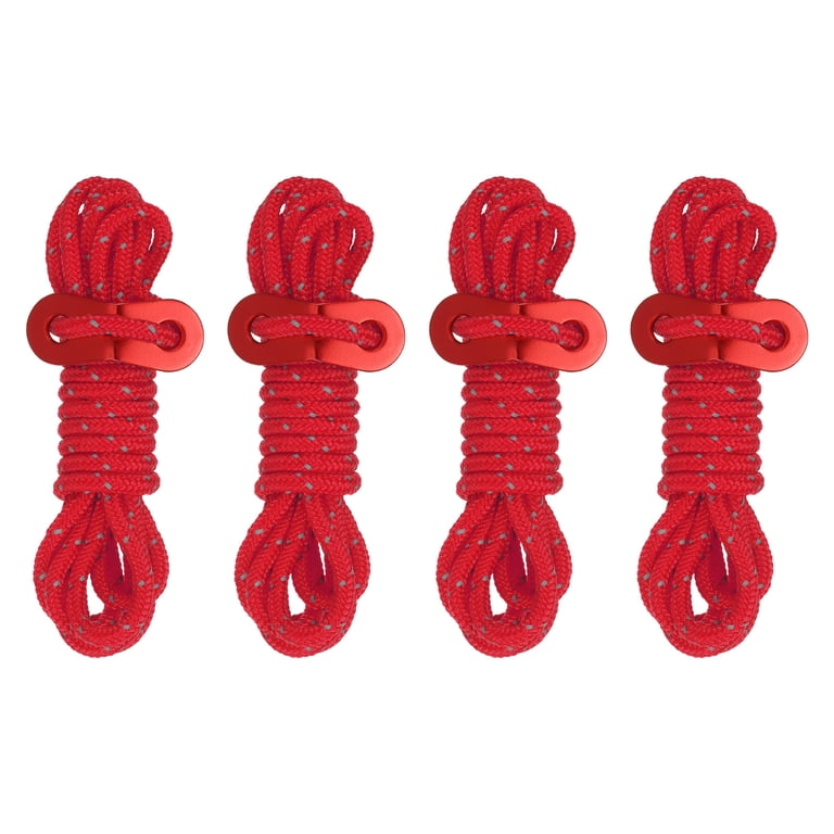 5ft Reflective Nylon Wind Rope Cord; Tent Guyline Paracord Rope For Outdoor Camping