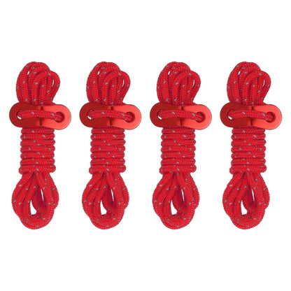 5ft Reflective Nylon Wind Rope Cord; Tent Guyline Paracord Rope For Outdoor Camping