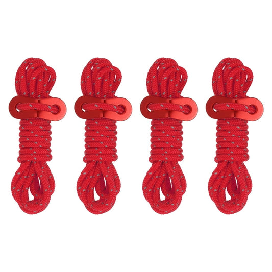 5ft Reflective Nylon Wind Rope Cord; Tent Guyline Paracord Rope For Outdoor Camping