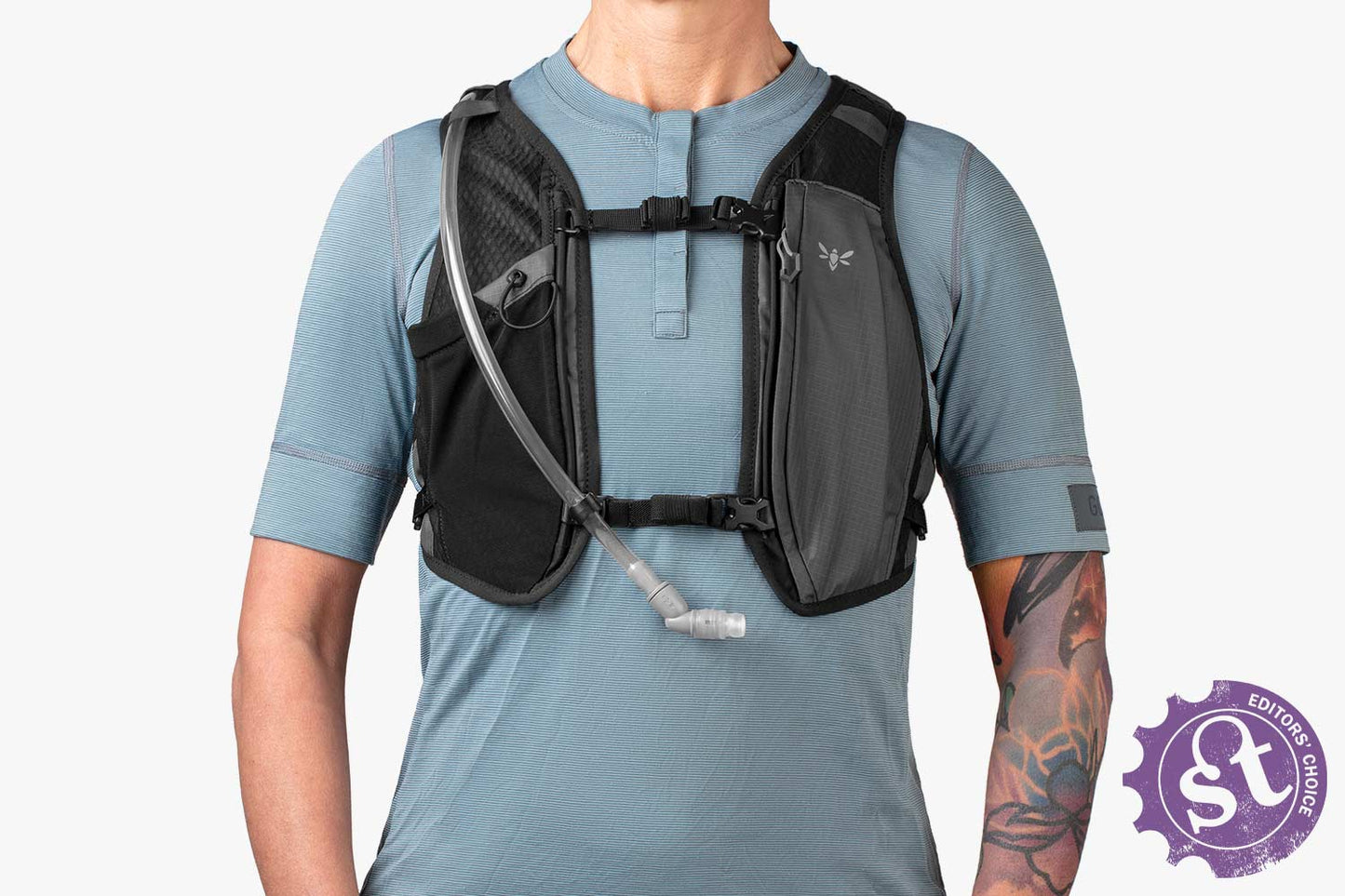 Hydration Backpack & 2L Hydration Bladder - High Flow Bite Valve - Hydration Pack for Cycling, Running, Hiking