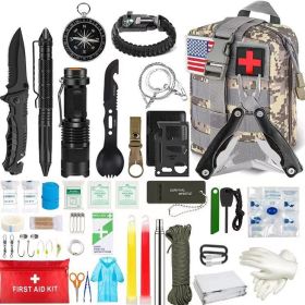 Outdoor SOS Emergency Survival Kit Multifunctional Survival Tool Tactical Civil Air Defense Combat Readiness Emergency Kit - Survivors City