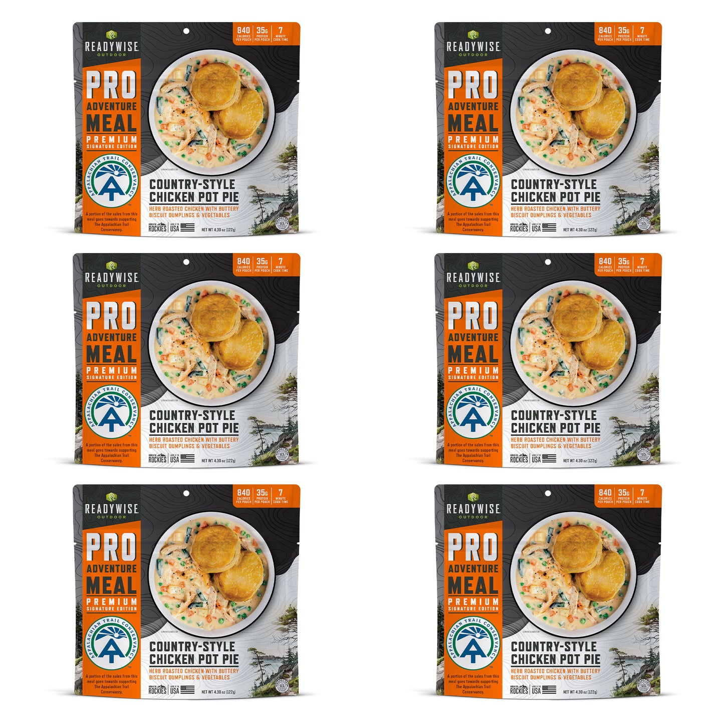 6 CT ReadyWise Pro Adventure Meal Classic Chicken Pot Pie