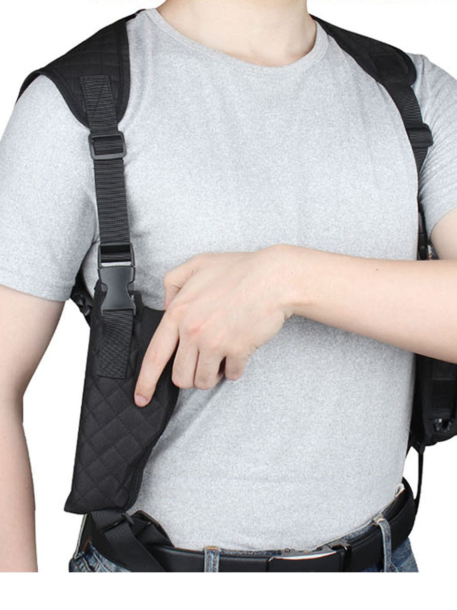 Portable Outdoor Tactical Double Shoulder Underarm Concealment Pistol Holster Duplex Magazine Pouch Agent Quick Draw Stealth Holster - Survivors City