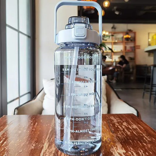 Water Bottle With Straw