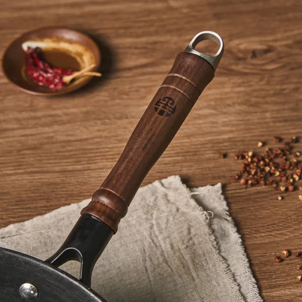 Cast Iron Wok Pan