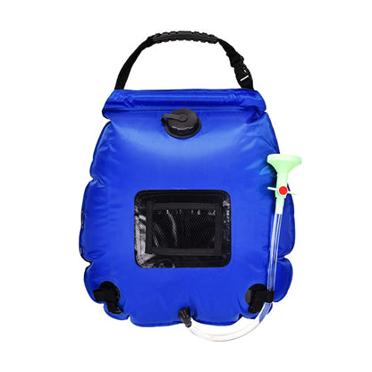 20L Water Bags Outdoor Camping Shower Bag Solar Heating Portable Folding Hiking Climbing Bath Equipment Shower Head Switchable - Survivors City