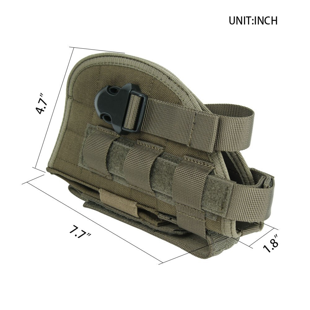EXCELLENT ELITE SPANKER Outdoor Military Universal Molle Buckle Pistol Holster Hunting Training Camo Tactical Nylon Gun Holsters