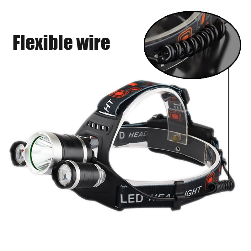 Headlamp 90 degree high Led lighting Head Lamp 4 mode