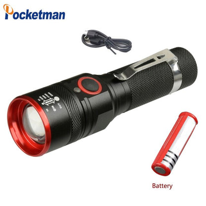 Waterproof 5200LM USB Rechargeable Flash light - Survivors City