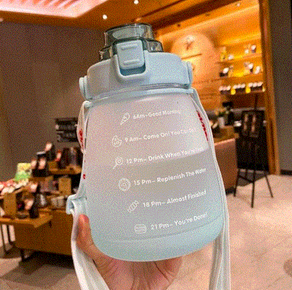 Water Bottle With Straw Strap - Survivors City