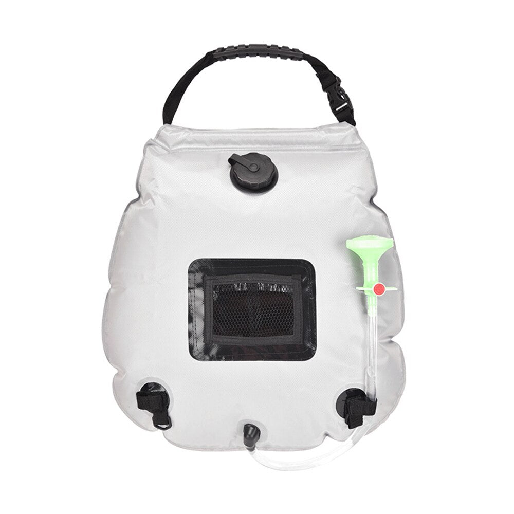 20L Water Bags Outdoor Camping Shower Bag Solar Heating Portable Folding Hiking Climbing Bath Equipment Shower Head Switchable - Survivors City
