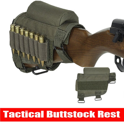 Hunting Gun Accessories Adjustable Rifle Shotgun Tactical Buttstock Cheek Rest Shooting Pad Ammo case Cartridges Holder Pouch - Survivors City