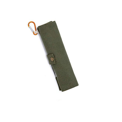 Bamboo Travel Utensils Sustainable Bamboo Cutlery Set Reusable Knife,Fork,Spoon,Biodegradable Straws Chopsticks Zero Waste Wrap - Survivors City