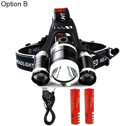 Headlamp 90 degree high Led lighting Head Lamp 4 mode - Survivors City