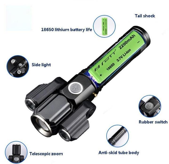 LEDHero™ 3 Head Magnetic Flashlight