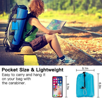 2x2.1m/ 6.4x6.4 feet Waterproof Pocket Beach Blanket Folding Camping Mat Mattress Portable Lightweight Mat Outdoor Picnic Mat Sand Beach Mat - Survivors City