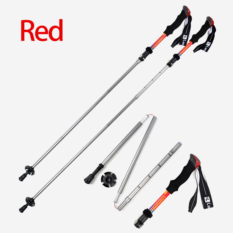 Lightweight 5-section Foldable 7075 Trekking Pole Hiking Pole - Survivors City