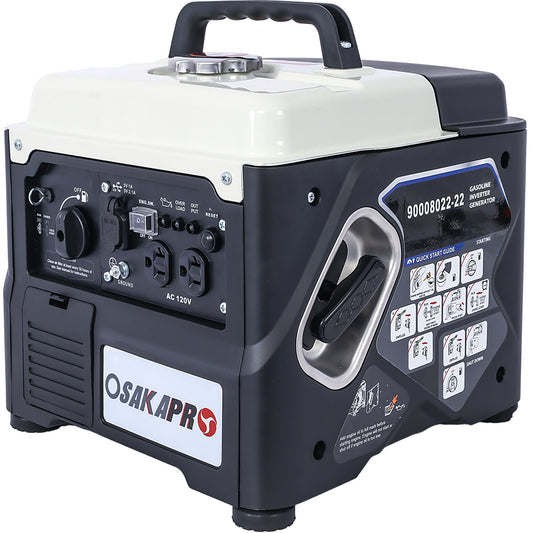 Portable Inverter Generator,1200W ultra-quiet gas engine, EPA Compliant, Eco-Mode Feature, Ultra Lightweight for Backup Home Use & Camping - Survivors City