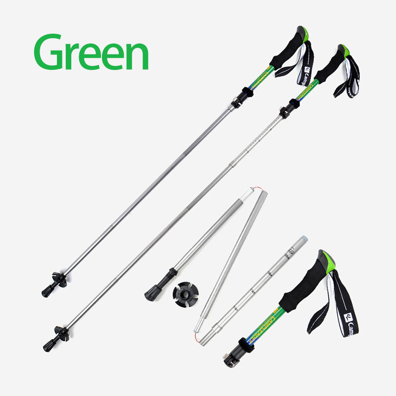 Lightweight 5-section Foldable 7075 Trekking Pole Hiking Pole - Survivors City