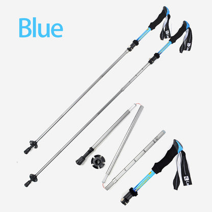 Lightweight 5-section Foldable 7075 Trekking Pole Hiking Pole - Survivors City