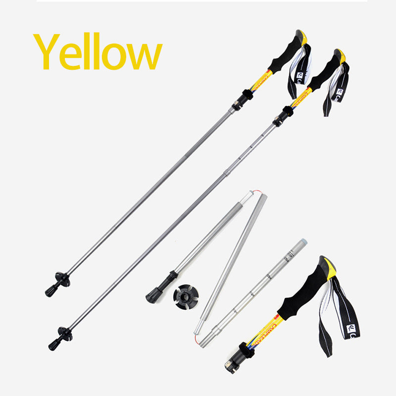 Lightweight 5-section Foldable 7075 Trekking Pole Hiking Pole - Survivors City