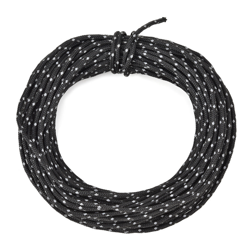 50ft Reflective Nylon Wind Rope Cord; Tent Guyline Paracord Rope For Outdoor Camping - Survivors City
