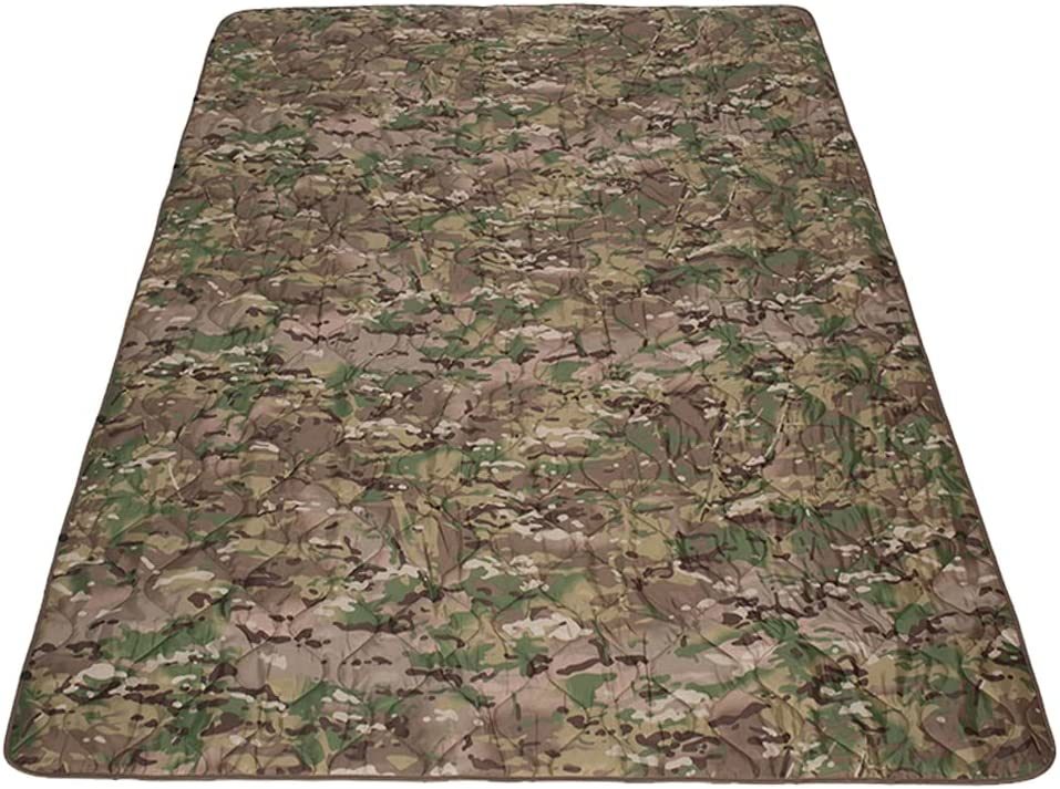 Kylebooker Camo Woobie Blanket Waterproof Poncho Liner for Outdoor Camping;  Hiking;  Hunting;  Survival;  Backpacking;  Picnicking