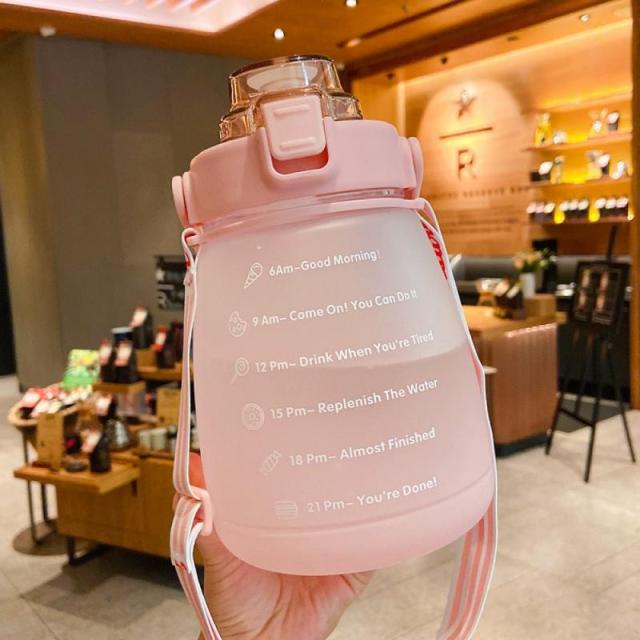 Water Bottle With Straw Strap - Survivors City