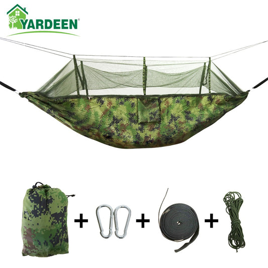 1-2 Person Camping Hammock Outdoor Mosquito Net